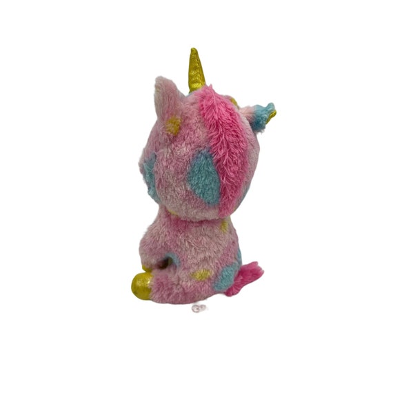 Beanie Boos TY Silk Plush Unicorn Fantasia Pink Sparkle Stuffed
