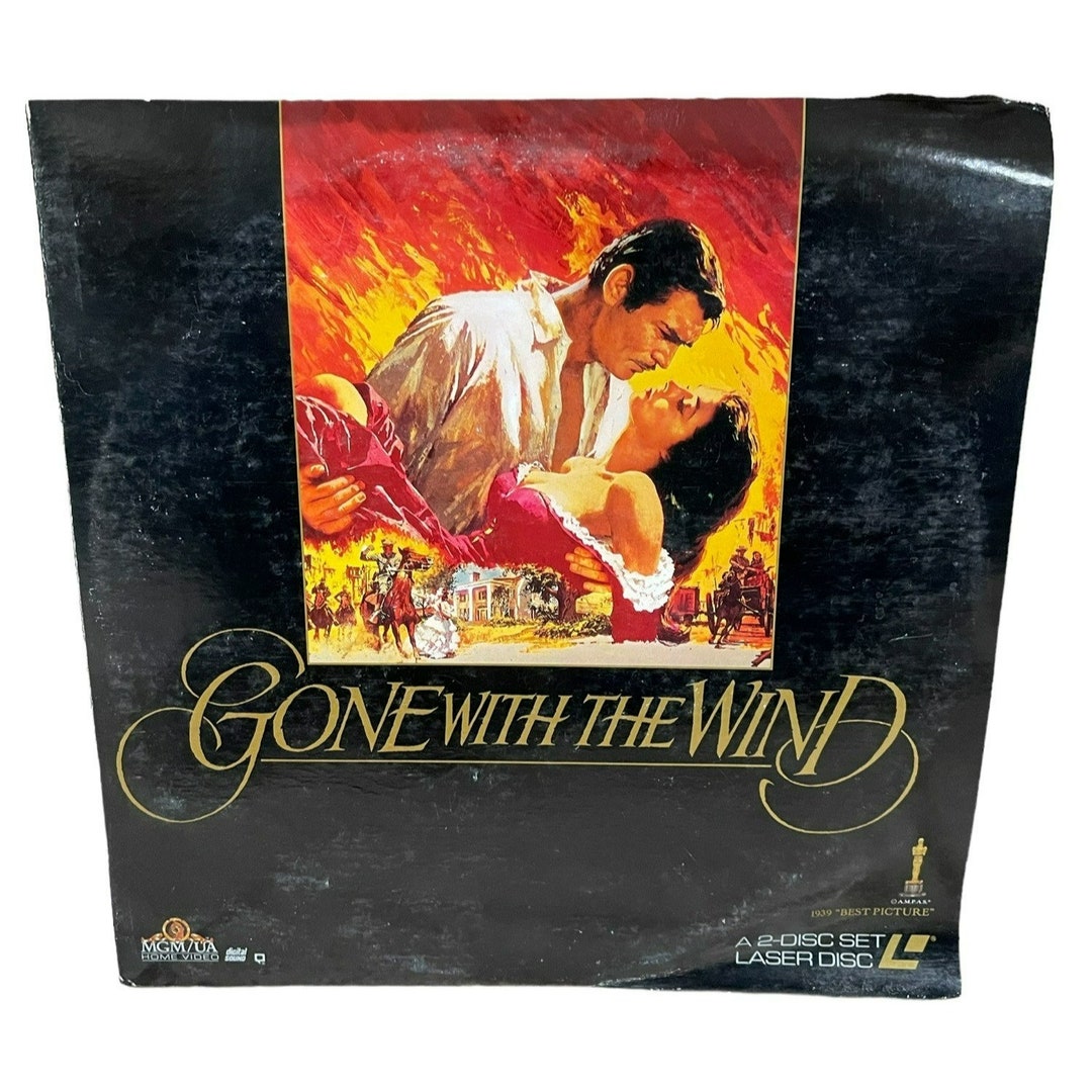 Vintage Laserdisc Movie Gone With the Wind 2 Disc Set Clark Etsy