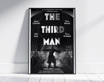 Ｘ　映画　第三の男　オリジナルポスター　Ｂ２ 第三の男』のポスター、第三の男のプリント、フィルム・ノワール映画