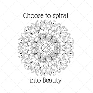 spiraal SVG, mandala SVG, spiraal printable, spiraal cricut, mandala cricut, spiraal ontwerp, mandala ontwerp