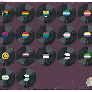 Pride Records - Pinback Button