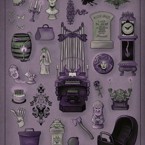 Welcome Foolish Mortals - Haunted Mansion Inspired Art Print