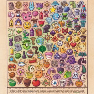 Interests and Essences of MySims - Video Game Inspired Art Print