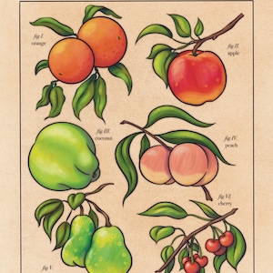 Fruits of New Horizons - Video Game Inspired Art Print