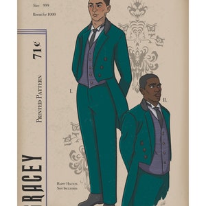 Fantasy Fashion - Gracey&#39;s Butlers - Arte impressa inspirada em parques temáticos