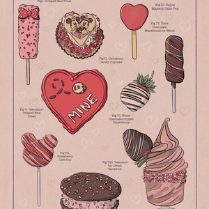 Disney Valentine’s Day Treats - Pop Culture Inspired Art Print