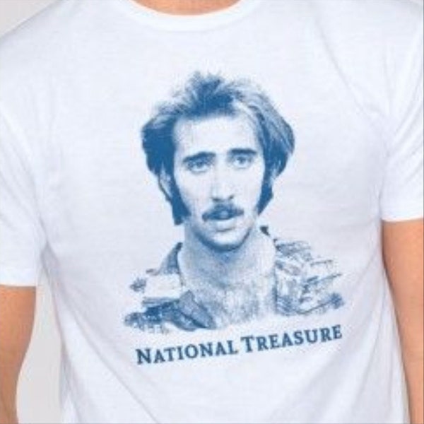 National Treasure Shirt, Nic Cage Shirt, Nicholas Cage Shirt, Funny Graphic Tee, Tees for Men, Tees for Women, Movie Shirt