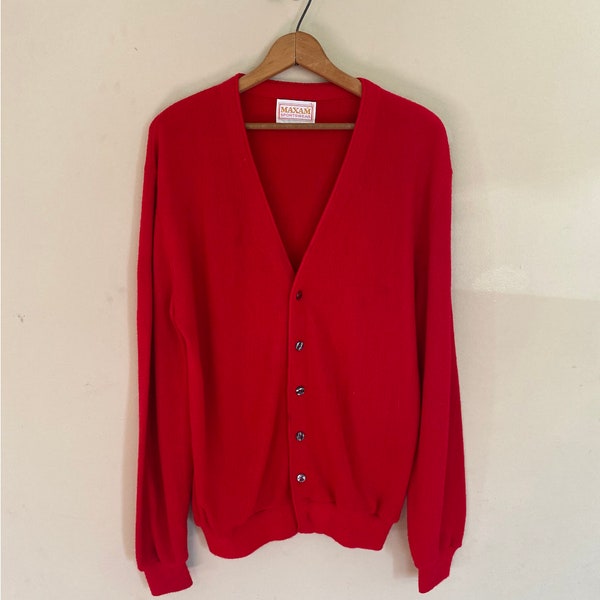 Vintage 60s Maxam Sportswear Cardigan