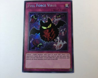 Toys From 5 7 Years Toys Hobbies Yugioh Full Force Virus Secret Rare Rate En078 1st Edition Nm Ma