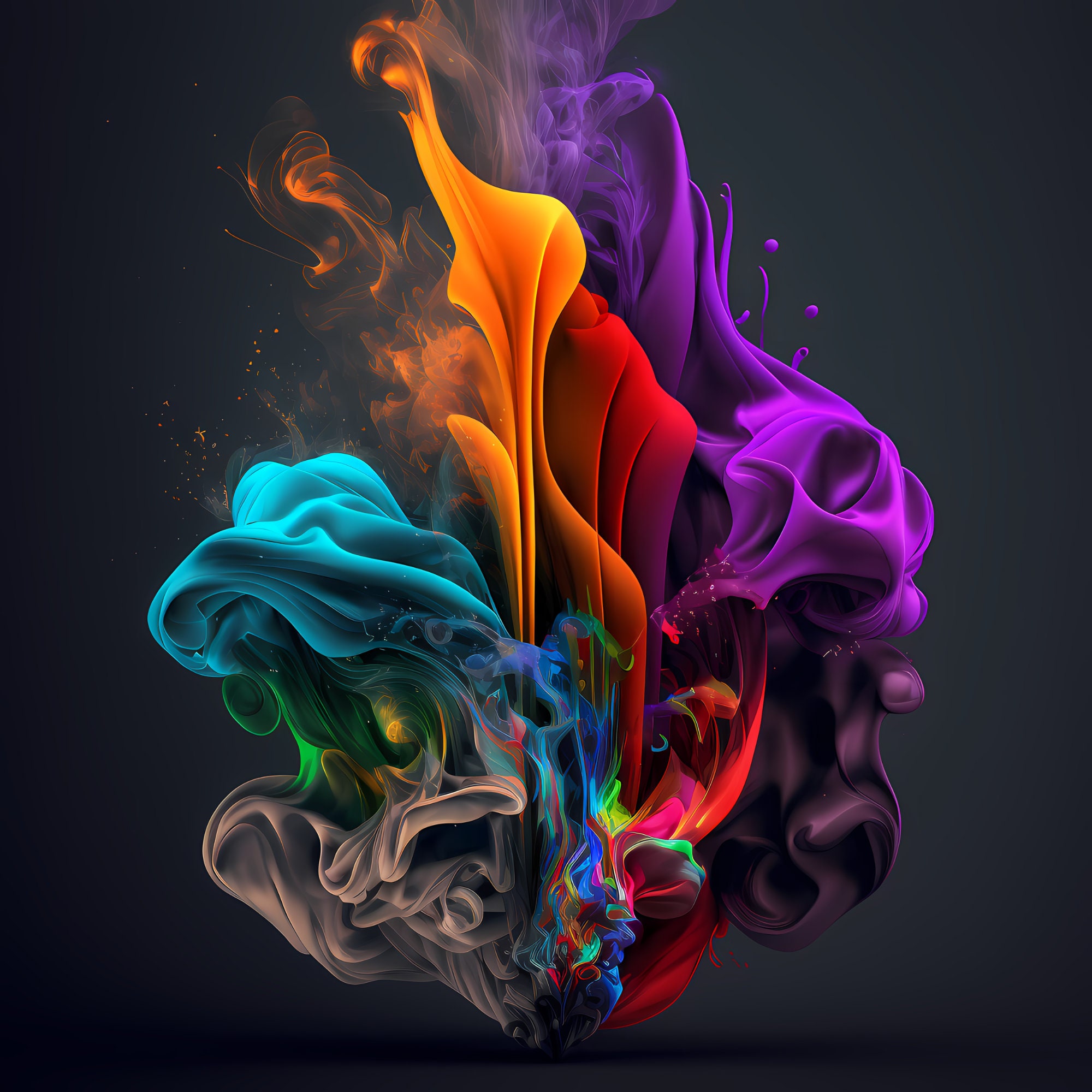 10 Magic Texture | Digital Art | Background Mockup | Backdrop Wall ...