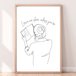 Ruhn Danaan Crescent City Wall Decor-Leave me alone unless you're Ruhn-Digital Download-8x10-11x14-16x20 - Crescent City Print HOEAB HOSAB