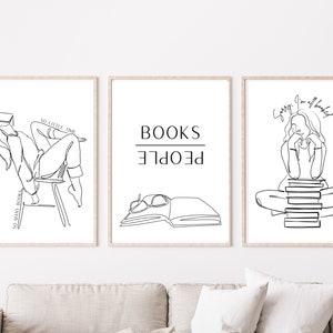 Bookish Digital Download Bundle, Book Lovers, Bookish Gifts, Bookish Prints, Book Lover Prints, Book Lover Gifts, Smut Reader,Romance Reader