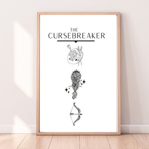 The Cursebreaker Feyre Archeron- Digital Download-8x10-11x14-16x20 - Wall PrintGift for Her, Best Friend Gift, ACOTAR, ACOSF, SJM