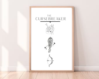 Cursebreaker Feyre Archeron Print – ACOTAR Inspired Wall Art (Digital Download)