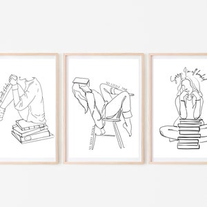 Bookish Digital Download Bundle, Book Lovers, Bookish Gifts, Bookish Prints, Book Lover Prints, Book Lover Gifts, Smut Reader,Romance Reader