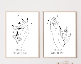 Throne of Glass Print, Manon and Dorian Quote (Digital Download)