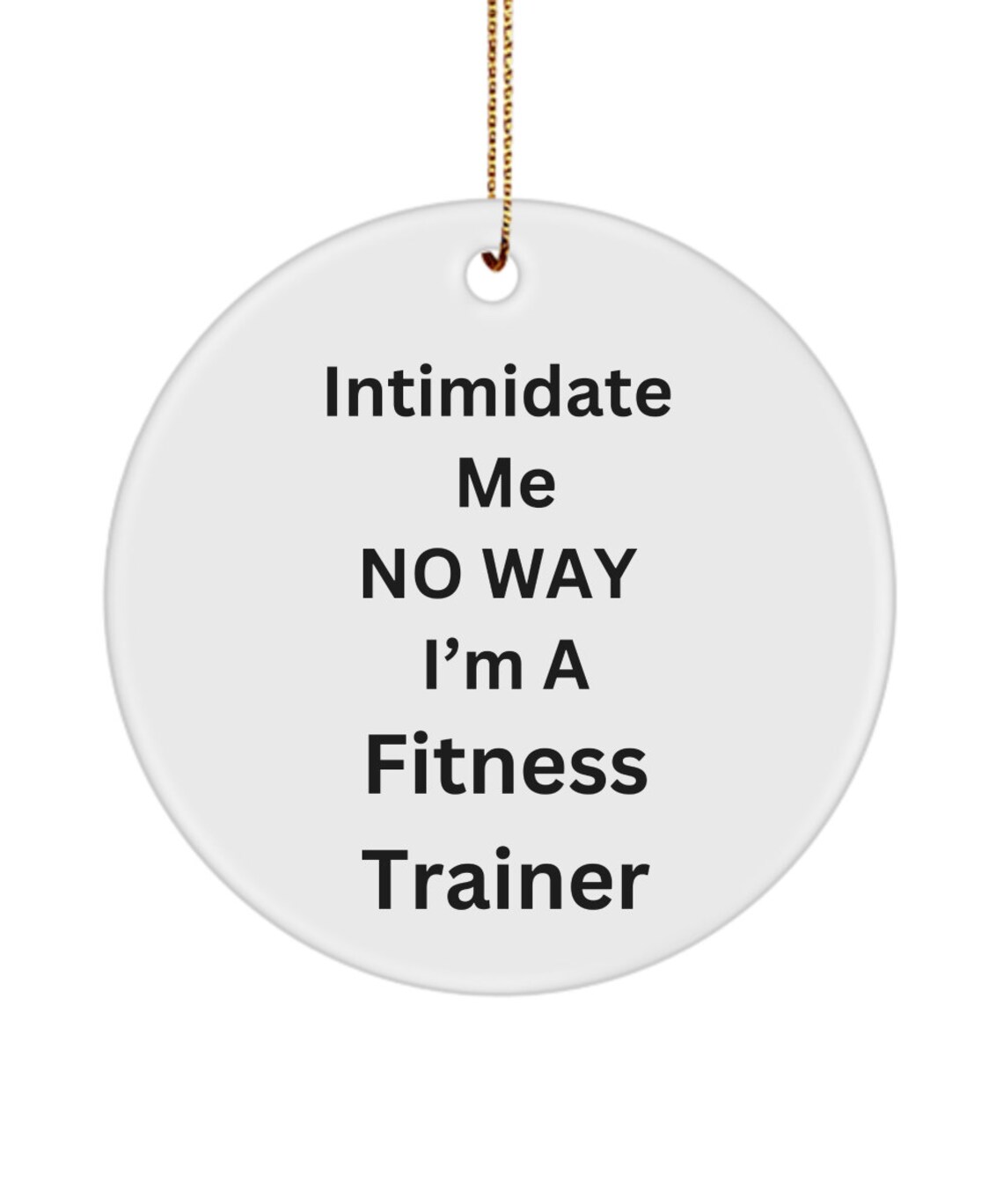 Gym Instructor Ornament Gift Fitness Trainer Ornament Etsy