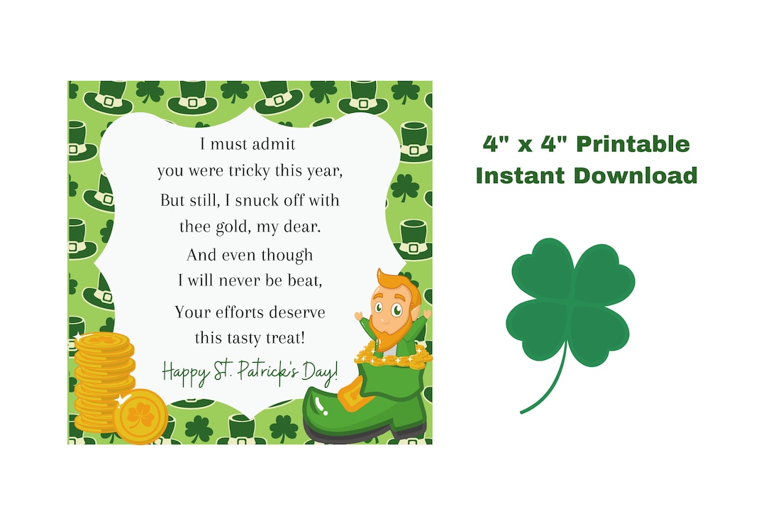 my birthdays on st patricks day poem