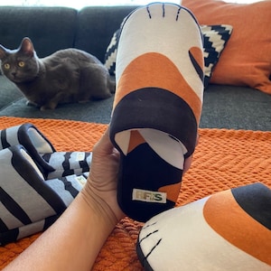 Cat feet slippers discount