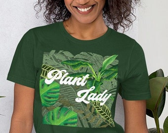 PLANT LADY, PLANT Lover, Gardener Shirt, Vegetarian Tee,PlantT Shirt,Gardening Shirt, Succulent Plants Shirt, Plant Lover Gift Shirt