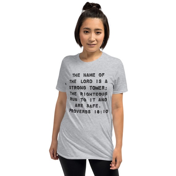 Jesus My Strong Tower Women T Shirt Jesus My Strong Tower Women T Shirt