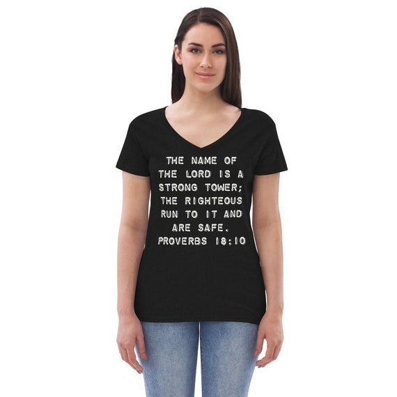 Jesus Is A Strong Tower Women T Shirt Jesus Is A Strong Tower Women T Shirt