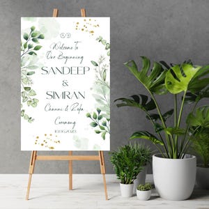 Engagement Welcome sign as Ring Ceremony Welcome Signs, Welcome Engagement sign as Roka signs Ring Ceremony sign & Indian Engagement Sign