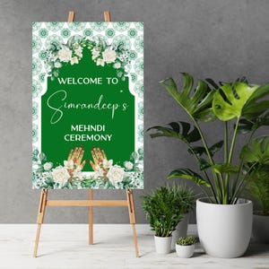Mehndi Welcome Sign, Mehndi Decor, Mehndi Foam Sign, Mehendi Welcome Sign, Mehendi Decor, Mendhi Welcome Sign, Mendhi Decor, Foam Board