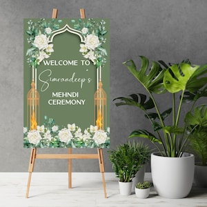 Mehndi Welcome Sign, Mehndi Decor, Mehndi Foam Sign, Mehendi Welcome Sign, Mehendi Decor, Mendhi Welcome Sign, Mendhi Decor, Foam Board