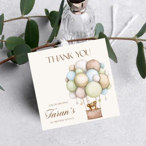 Bewerkbare verjaardagsbedankkaartjes afdrukbaar | Labels voor feesttassen | Bedanklabels voor kinderverjaardag | Cadeaukaartjes direct downloaden