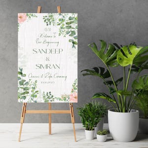 Engagement Welcome sign as Ring Ceremony Welcome Signs, Welcome Engagement sign as Roka signs Ring Ceremony sign & Indian Engagement Sign