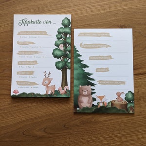 Tippkarten Babyparty A5
