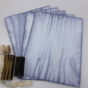 Papéis de Tie Dye Faux Roxo para Diários de Lixo, Fabricação de Cartões e outros Artesanatos em Papel