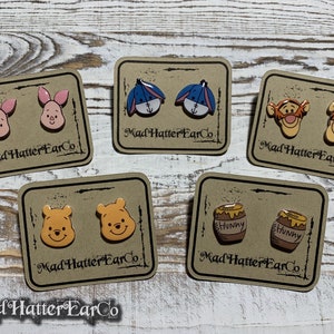 Pooh and Friends stud earrings