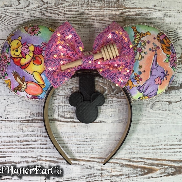 Colorful Pooh Inspired Ears