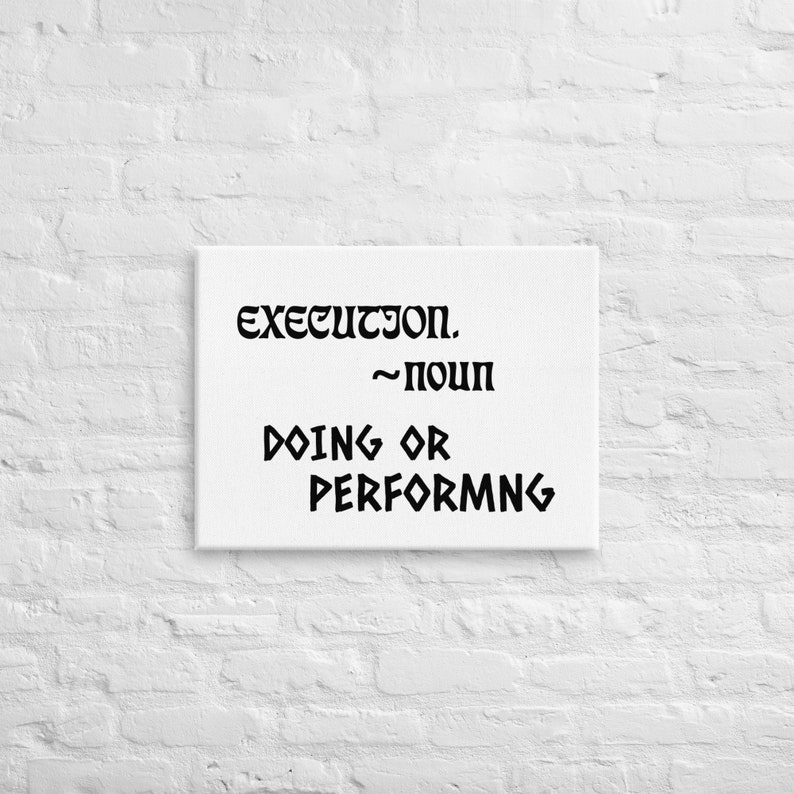 Execution (Canvas)