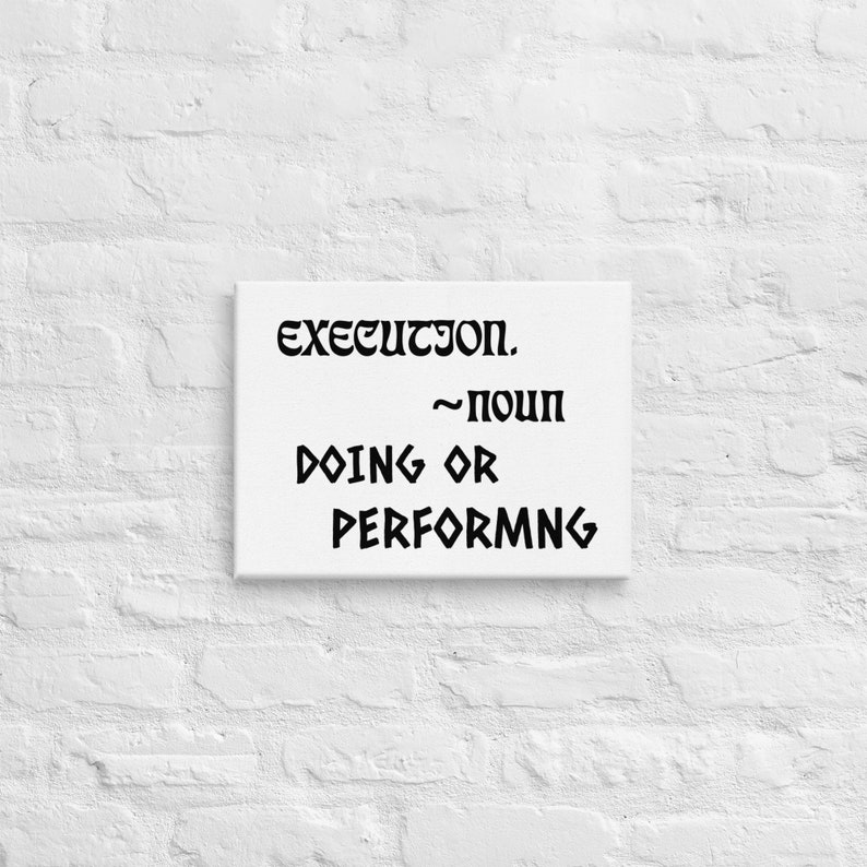 Execution (Canvas)