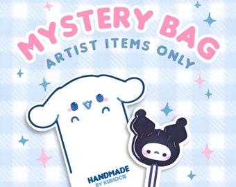 Surprise Mystery Bags | Stickers, Keychains, Pins, Badges, Prints...