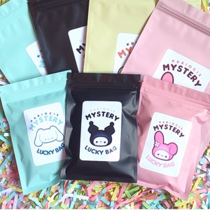 Surprise Mystery Lucky Bags | Gift Bag | Kawaii Accessories, Cute Stationary, Keychains, Stickers and Jewelry