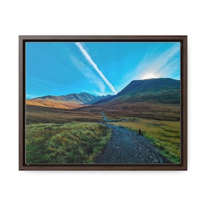 Isle of Skye - Path to the fairy pools (Gallery Canvas Wraps, Horizontal Frame, USA)