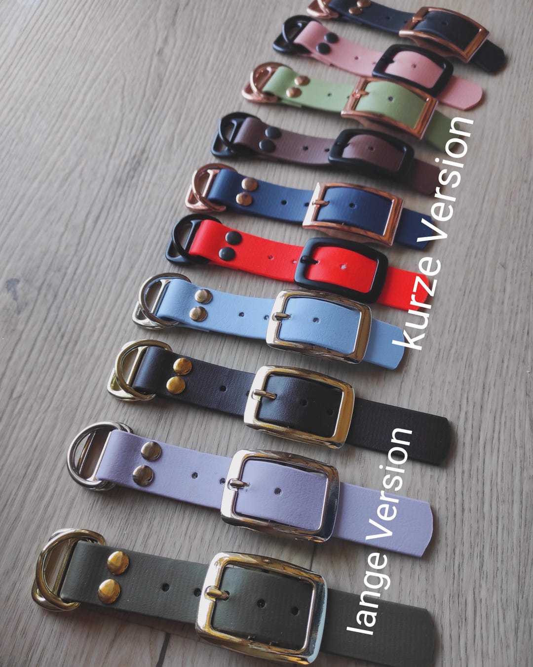 Colorful Biothane Adapters, 25 Mm Wide - Adjustable & Durable - Collar ...