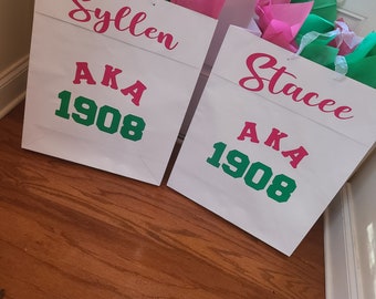 Customized AKA gift bags