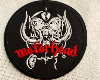 Motorhead Hammered Logo Embroidered Big Patch Lemmy Kilmister Band 10" War 