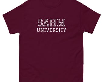 Camiseta de la Universidad SAHM / Camiseta divertida para mamás que se quedan en casa / Camiseta de vida de mamá / Regalos para mamás / Regalos divertidos para mamás que se quedan en casa / Regalos para ella