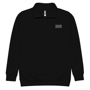 SAHM University Quarter Zip Pullover Sweater | Cozy Stay-At-Home Mom Sweatshirt | Mom Gifts | Stay at Home Mom Present | Funny Sweatshirt