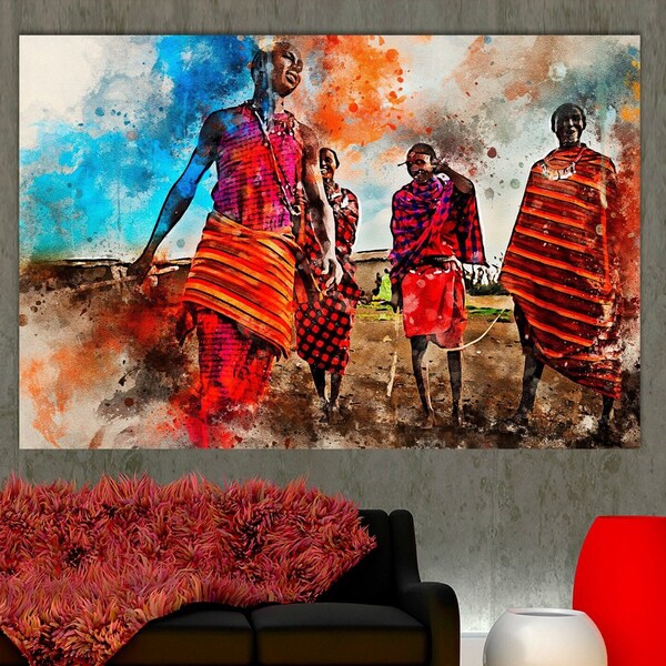 Extra Large African American Wall Art Etsy