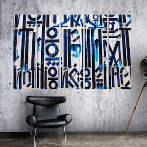 Graffiti printable canvas wall art prints Abstract painting print Street Art canvas Urban wall decor Modern Extra large wall art