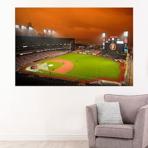 Oracle Park Baseball Stadium Canvas Print – San Francisco Wall Art Arena Decor