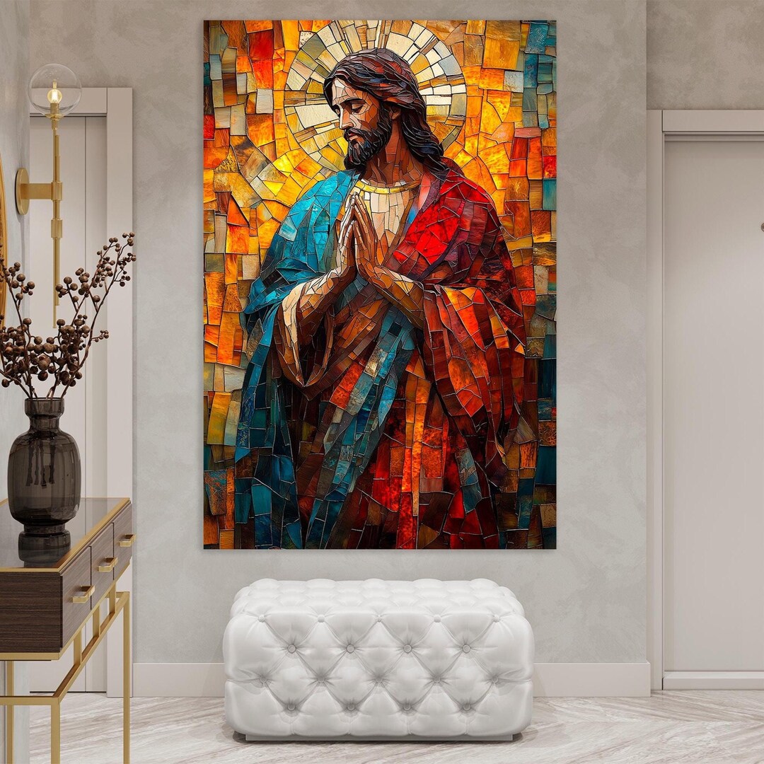 Jesus Christ Canvas Print, Christian Religious Wall Art - Etsy