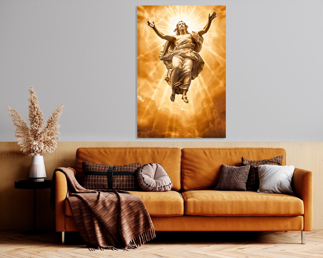Jesus Christ Canvas Print Lord Jesus Wall Art Bible Decor Christian ...
